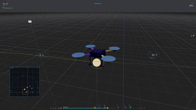 Marker navigation across drones